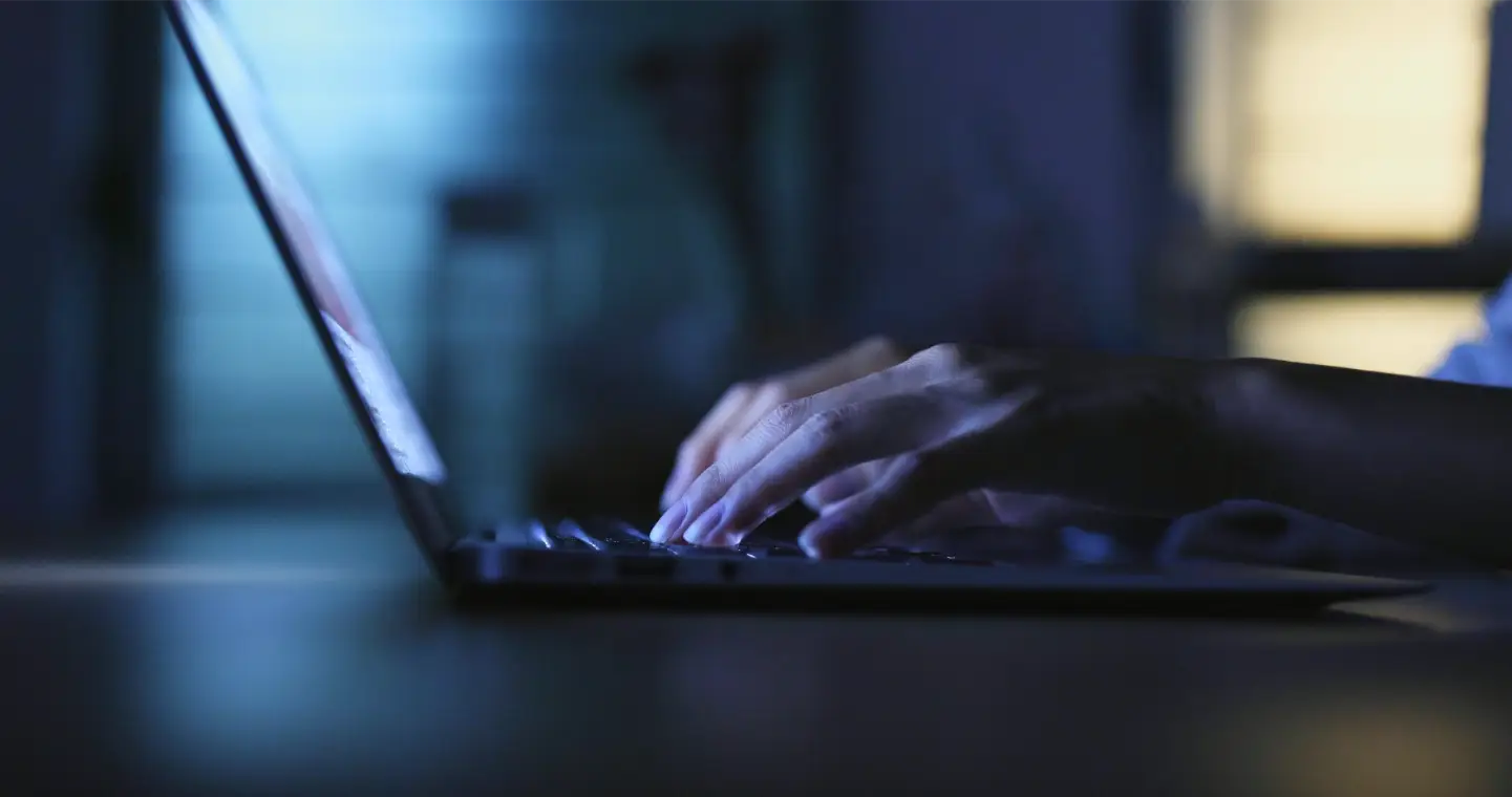 working on laptop evening mar 26 2025